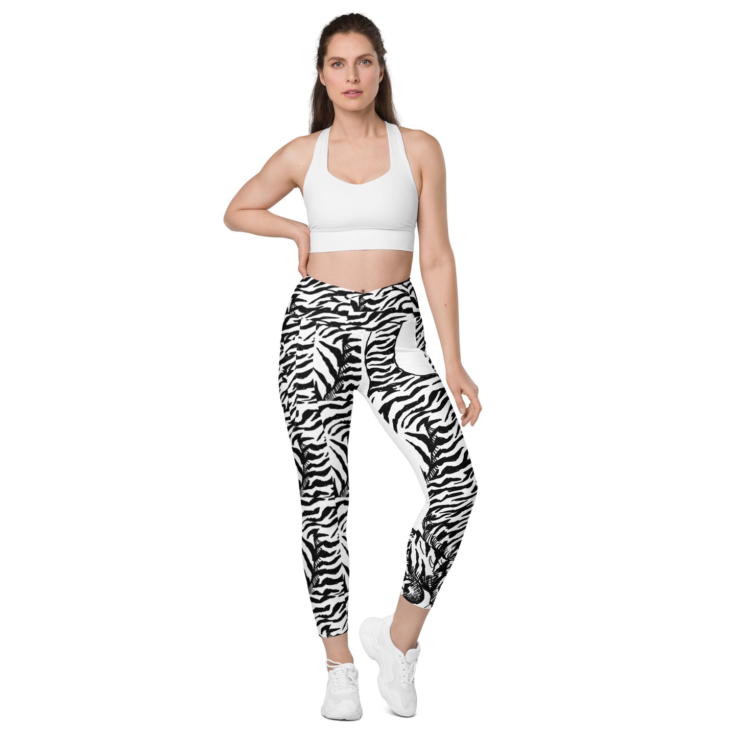TIGER TRIP //// Crossover leggings with pockets