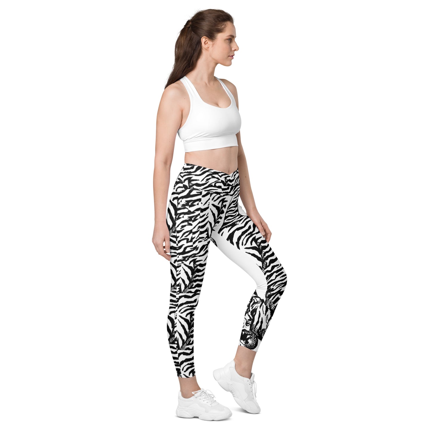 TIGER TRIP //// Crossover leggings with pockets