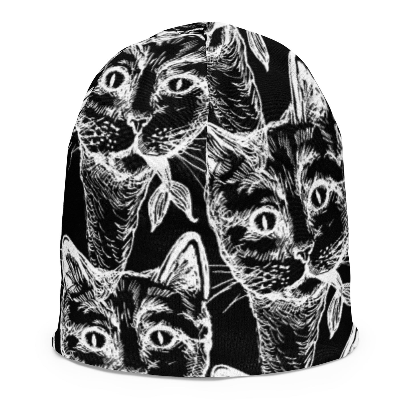 FEED THE CAT //// All-Over Print Kids Beanie