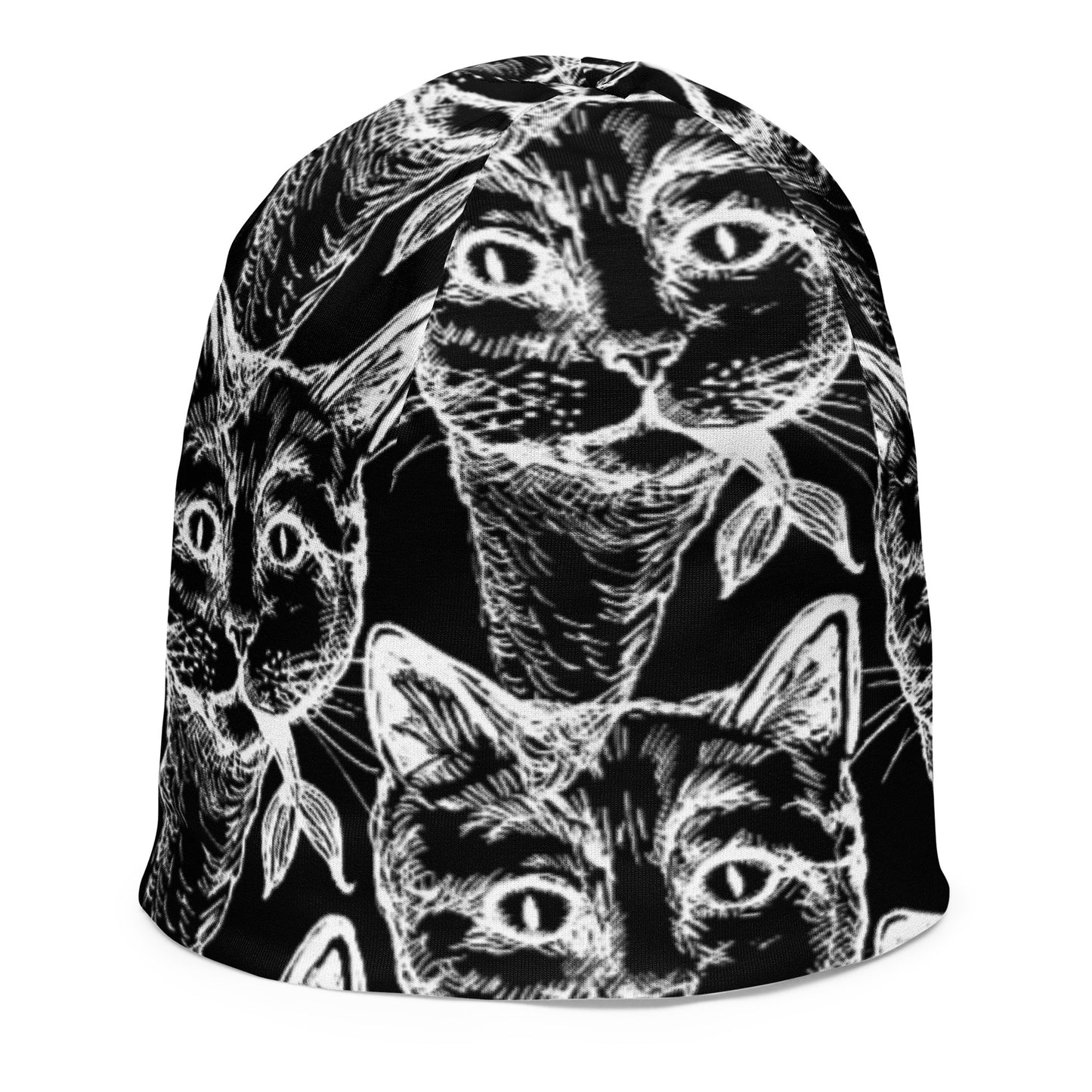 FEED THE CAT //// All-Over Print Kids Beanie