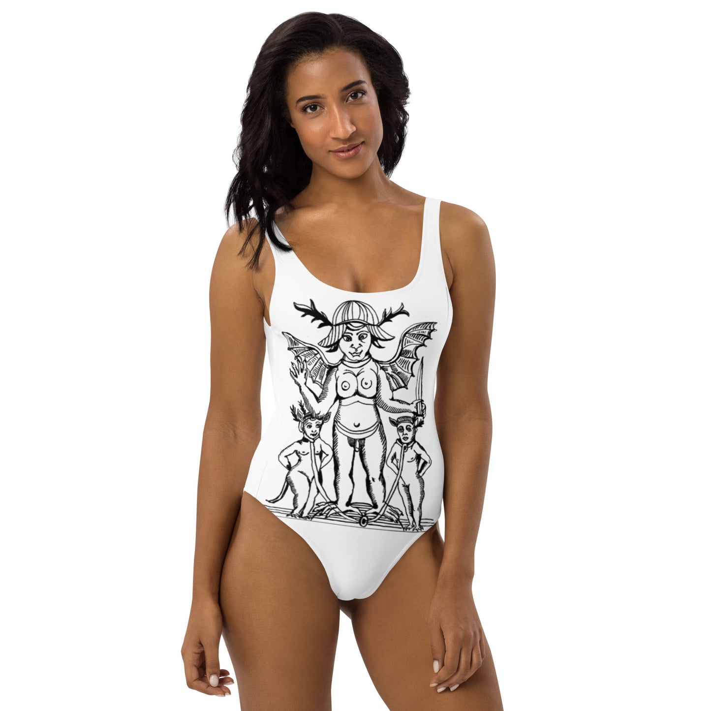 SWIMMING WITH THE DEVIL //// One-Piece Swimsuit