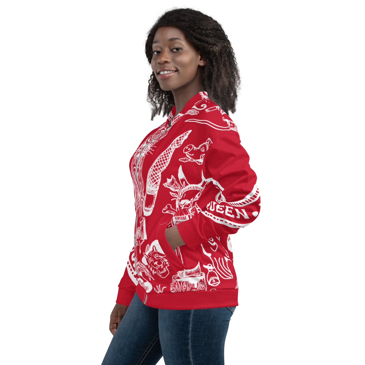 TATOO VINTAGE //// Unisex Bomber Jacket
