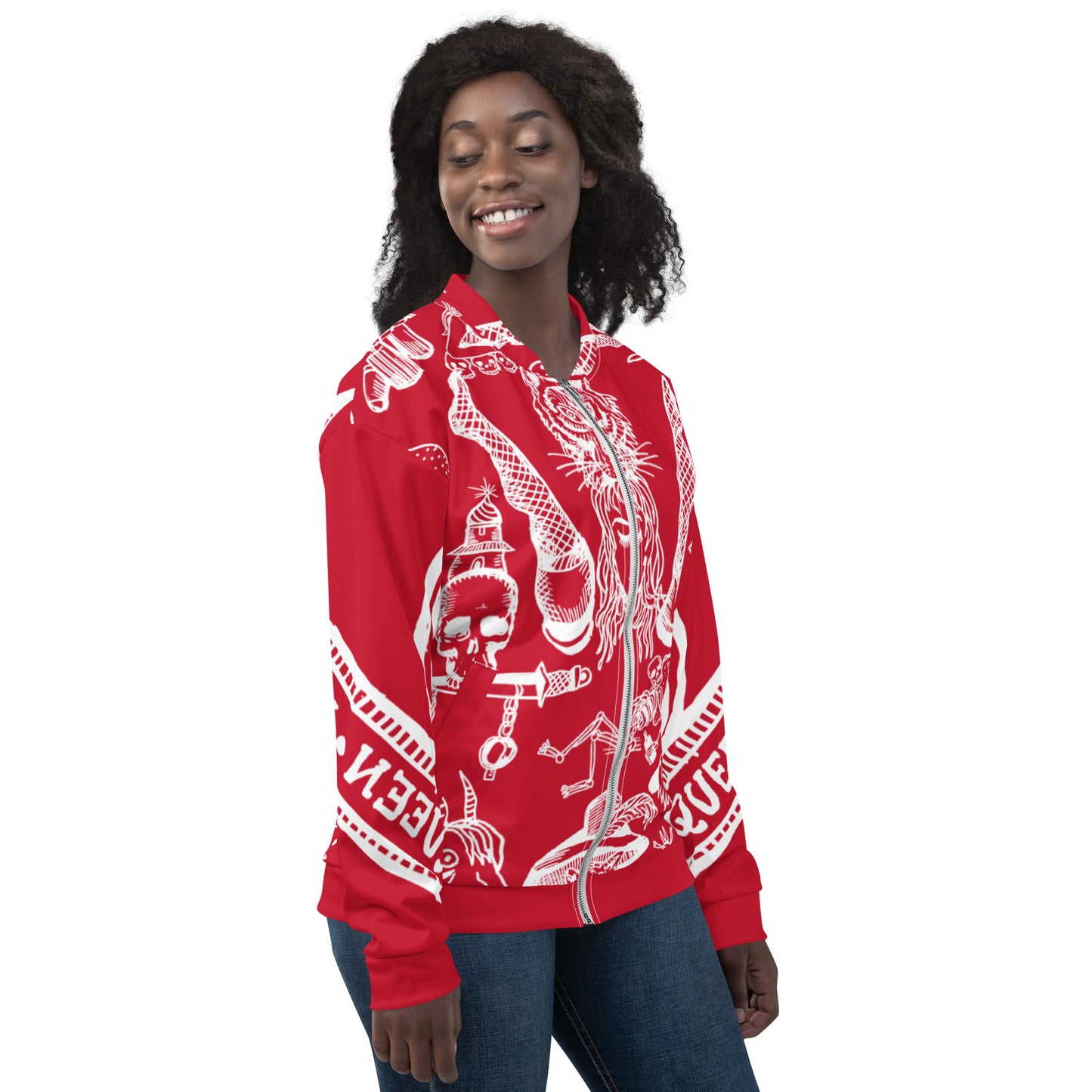 TATOO VINTAGE //// Unisex Bomber Jacket