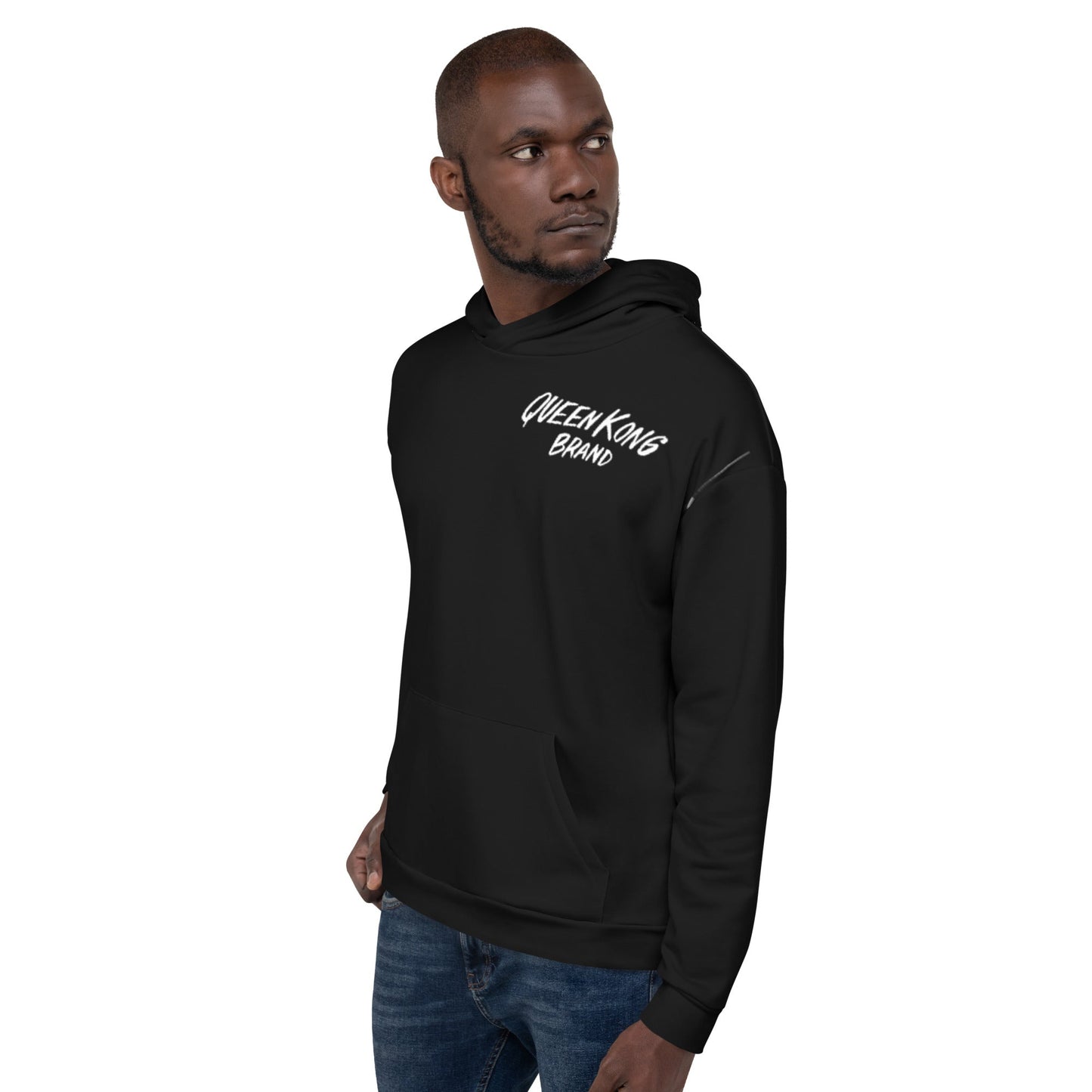 ENJOY DEMOCRACY //// Unisex Hoodie – vêtement signé Queen Kong Gang, pièce artistique