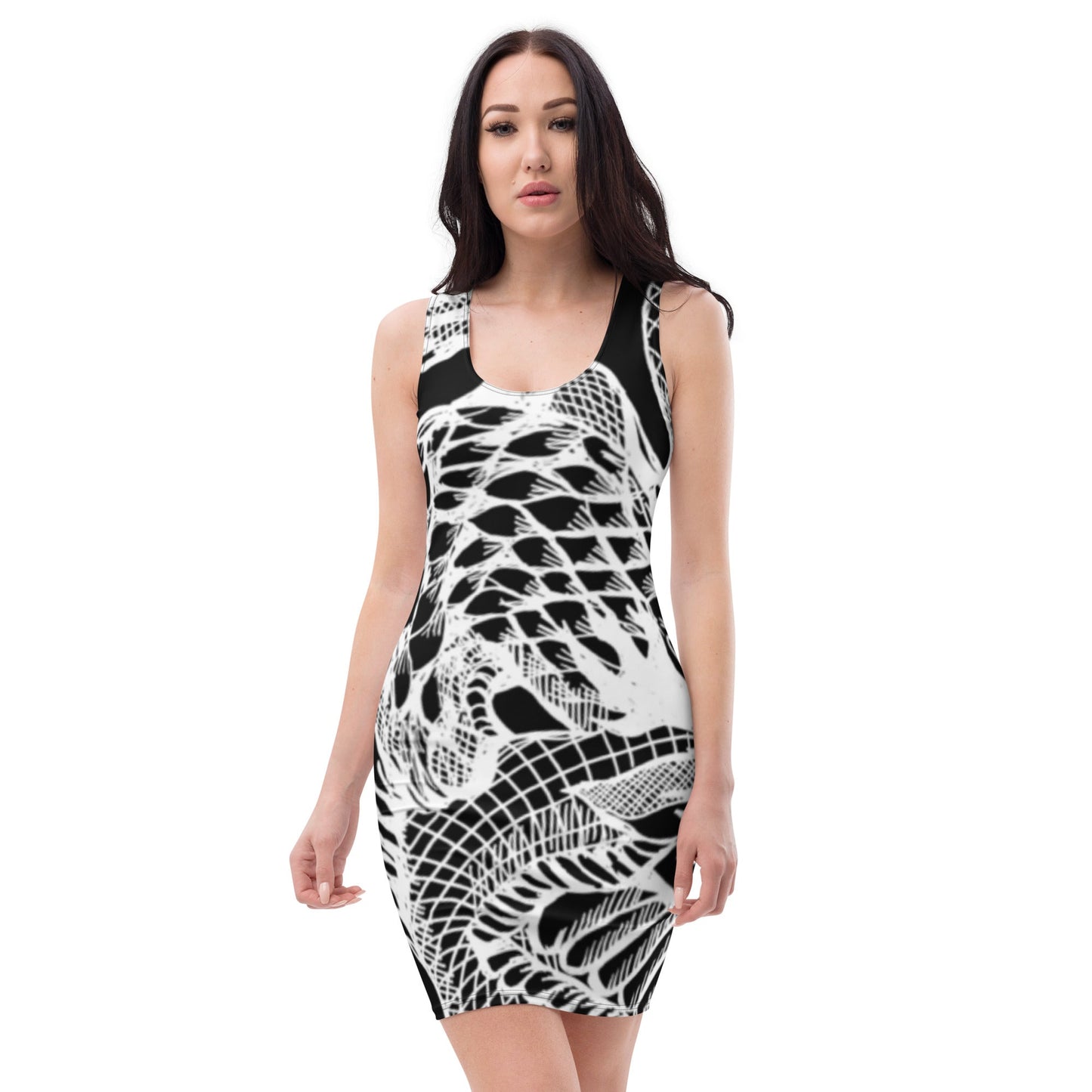 MADAME DRAGON //// Sublimation Cut & Sew Dress – vêtement signé Queen Kong Gang, pièce artistique