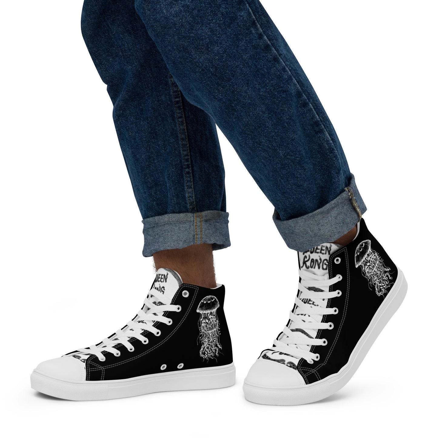 JELLY FISH //// Men’s high top canvas shoes