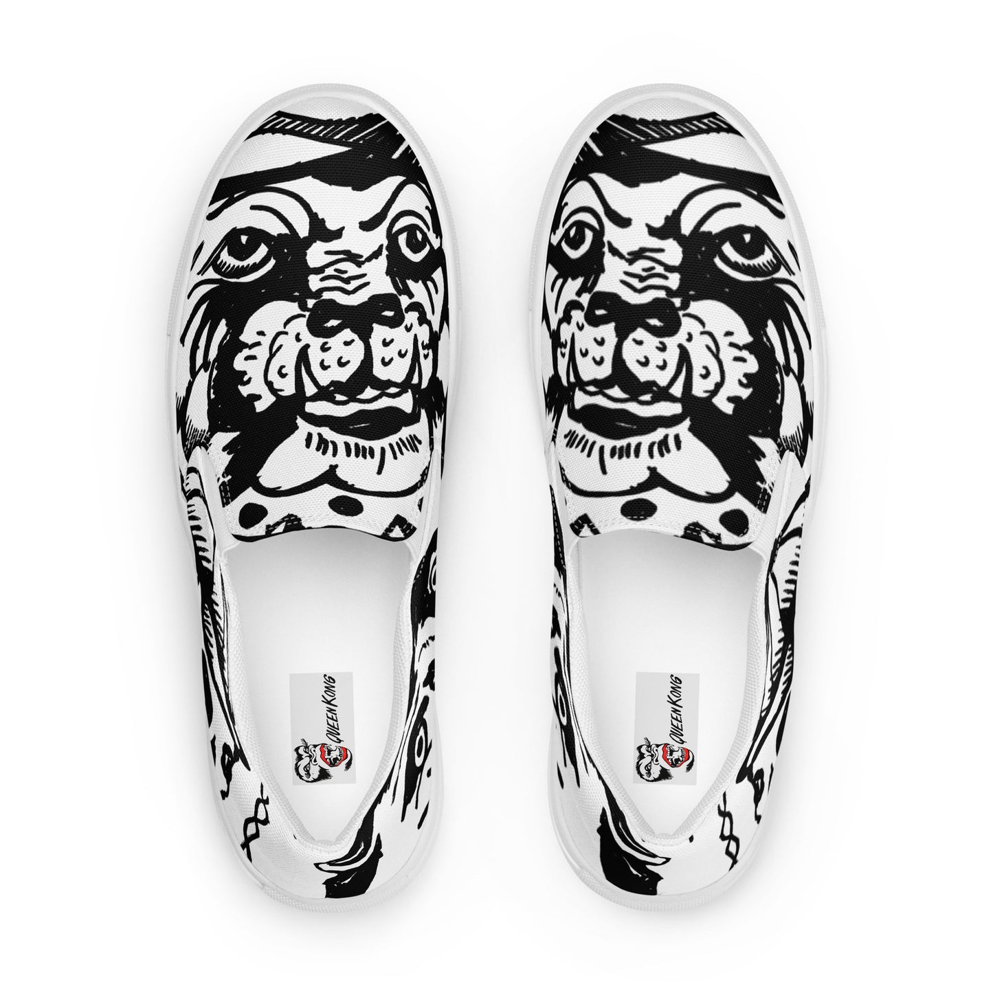 BAD DOG ALL OVER //// Men’s slip-on canvas shoes