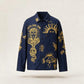 Golden Workwear Jacket — 1-of-1 Piece by Manon Bara – vêtement signé Queen Kong Gang, pièce artistique