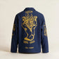 Golden Workwear Jacket — 1-of-1 Piece by Manon Bara – vêtement signé Queen Kong Gang, pièce artistique