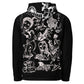 Hoodie “Carceral Icons” – Prison Ink Inspired – vêtement signé Queen Kong Gang, pièce artistique