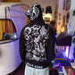 Hoodie “Carceral Icons” – Prison Ink Inspired – vêtement signé Queen Kong Gang, pièce artistique
