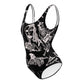 One - Piece Swimsuit - BLACK MAGIC WOMAN – vêtement signé Queen Kong Gang, pièce artistique