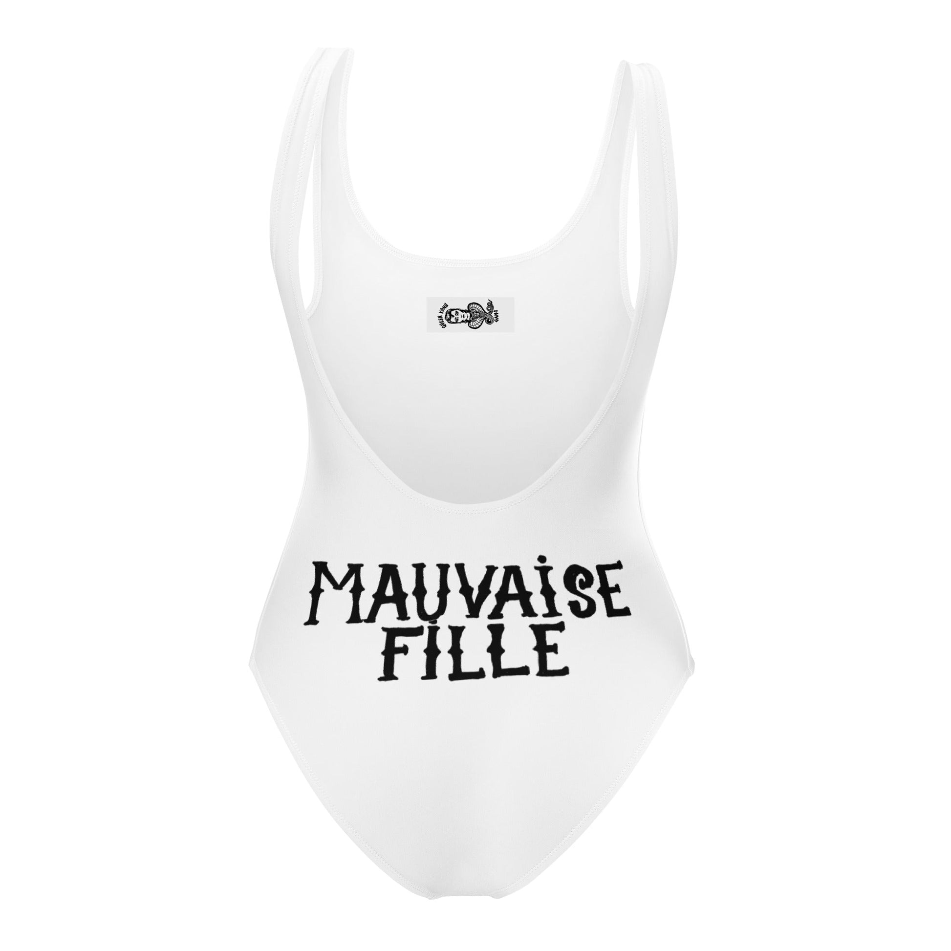 One - Piece Swimsuit - THE DEVIL — Mauvaise Fille – vêtement signé Queen Kong Gang, pièce artistique