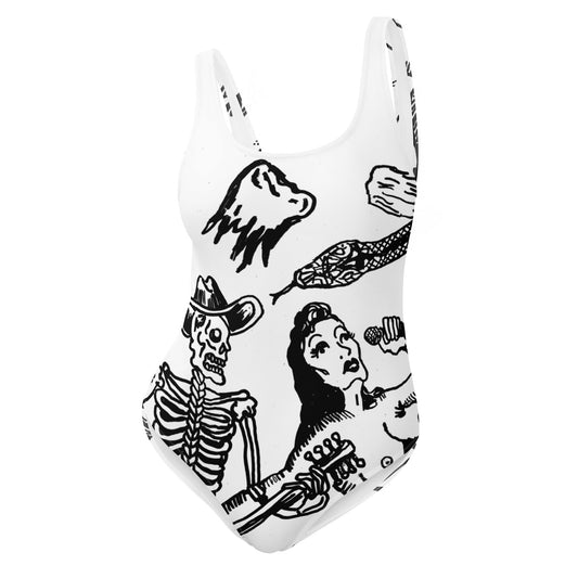 One - Piece Swimsuit - THE SMOOTH – vêtement signé Queen Kong Gang, pièce artistique