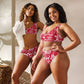 Recycled high - waisted bikini – vêtement signé Queen Kong Gang, pièce artistique
