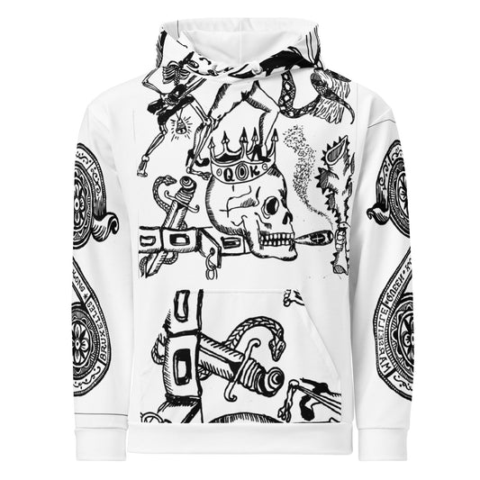 Unisex Hoodie 1 QUEENKONGGANG – vêtement signé Queen Kong Gang, pièce artistique