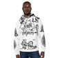 Unisex Hoodie 1 QUEENKONGGANG – vêtement signé Queen Kong Gang, pièce artistique