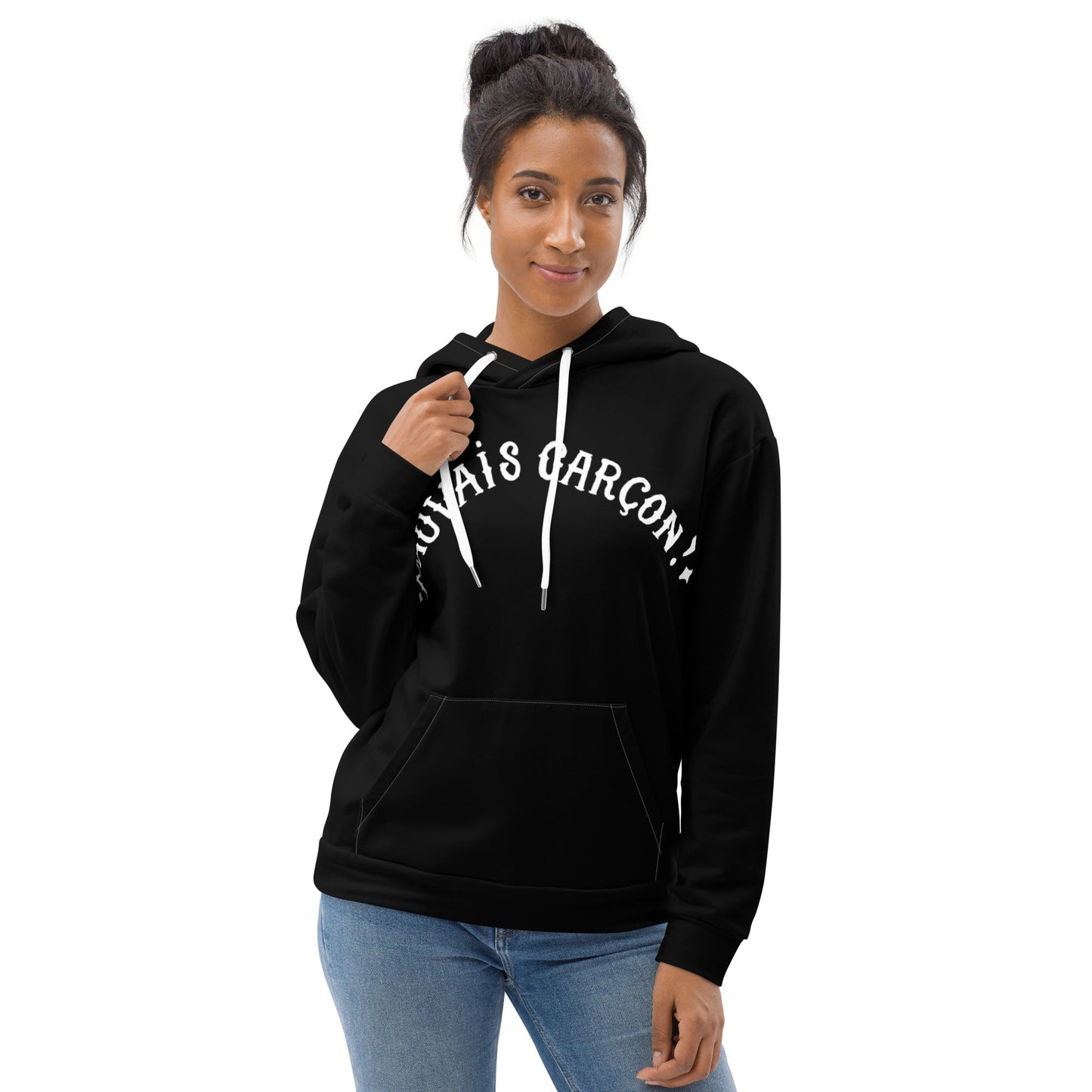 Unisex Hoodie - MAUVAIS GARÇON – vêtement signé Queen Kong Gang, pièce artistique
