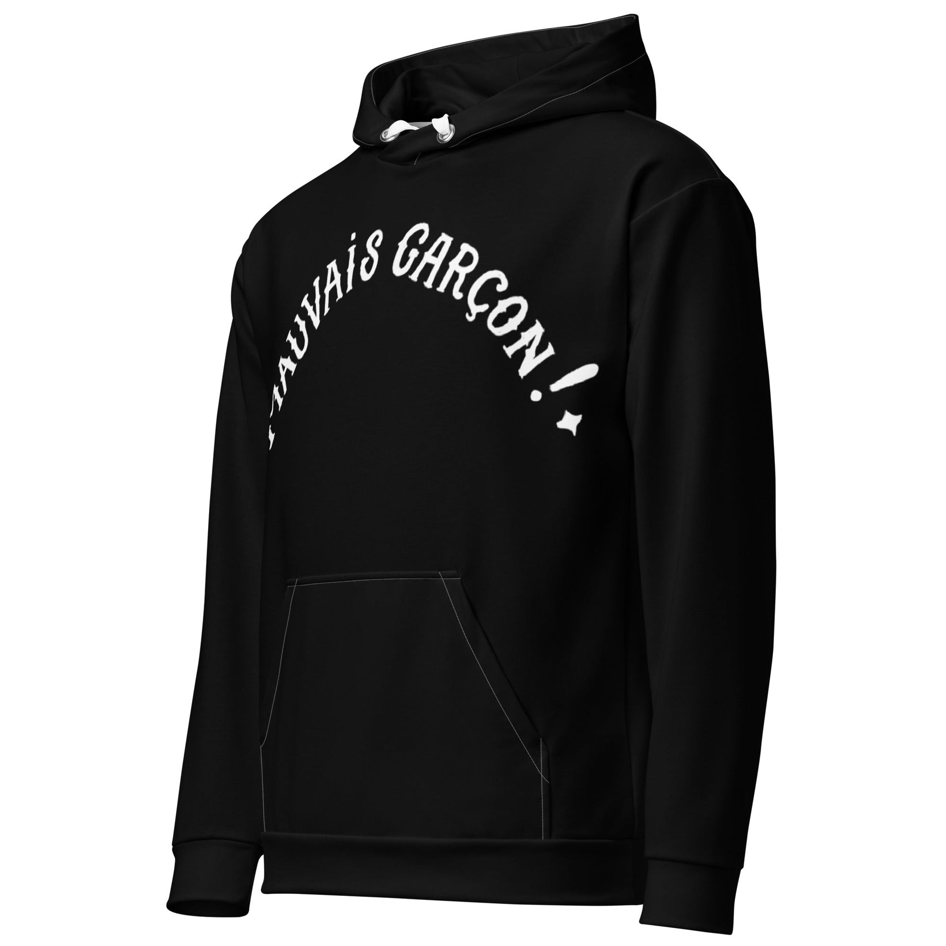 Unisex Hoodie - MAUVAIS GARÇON – vêtement signé Queen Kong Gang, pièce artistique
