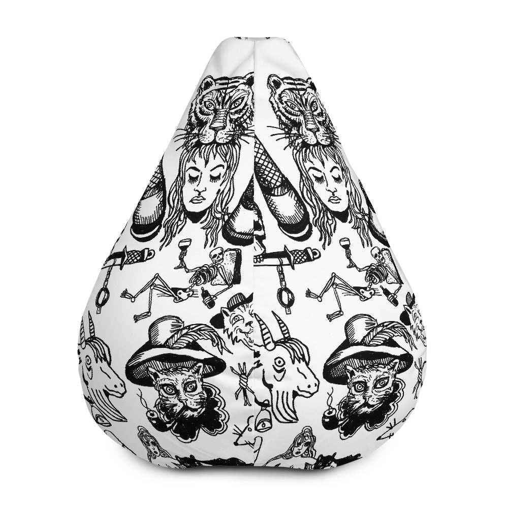 BALKAN TATOO //// Bean Bag Chair Cover