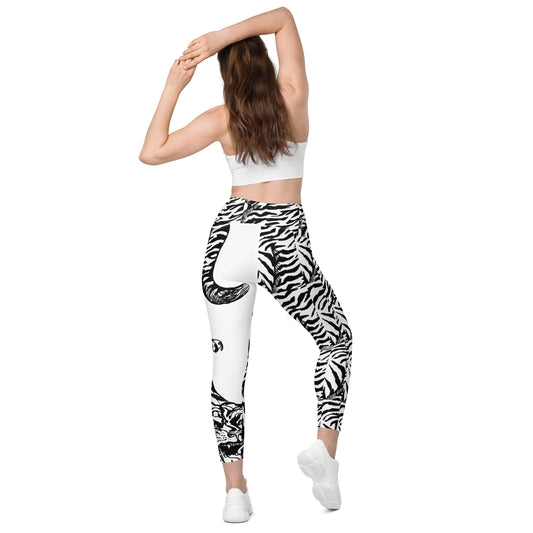 TIGER TRIP //// Crossover leggings with pockets