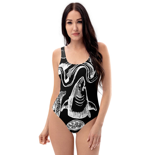 SWIMMING WITH SHARKS //// One-Piece Swimsuit