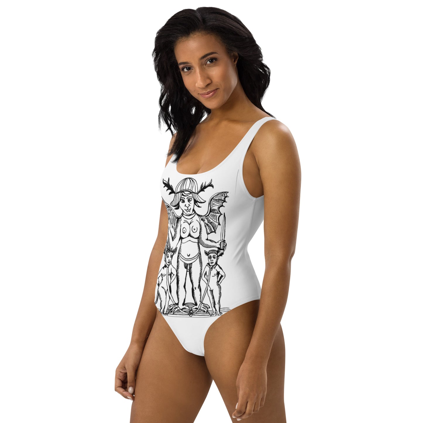 SWIMMING WITH THE DEVIL //// One-Piece Swimsuit
