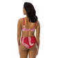 RED DRAGON //// Recycled high-waisted bikini