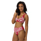 RED DRAGON //// Recycled high-waisted bikini
