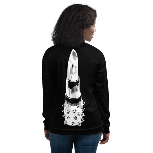 BLACK LIPSTIC //// Unisex Bomber Jacket