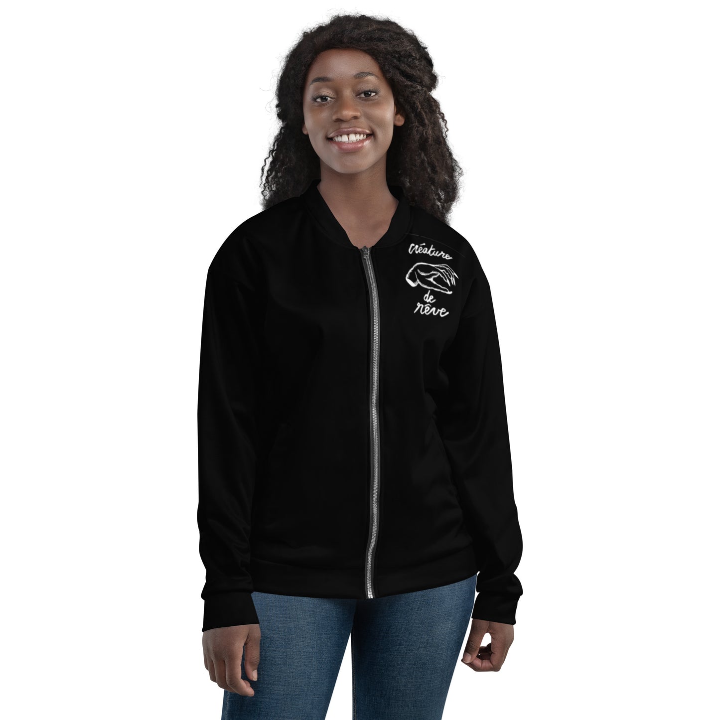 BLACK LIPSTIC //// Unisex Bomber Jacket