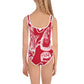 OCTOPUS //// All - Over Print Kids Swimsuit – vêtement signé Queen Kong Gang, pièce artistique