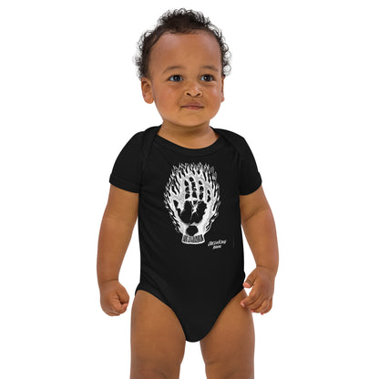 FIRE HAND //// Organic Cotton Baby Bodysuit
