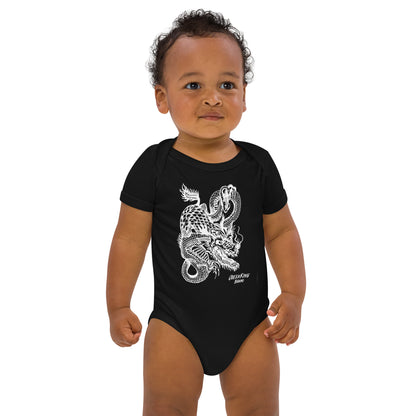 BABY DRAGON //// Organic cotton baby bodysuit