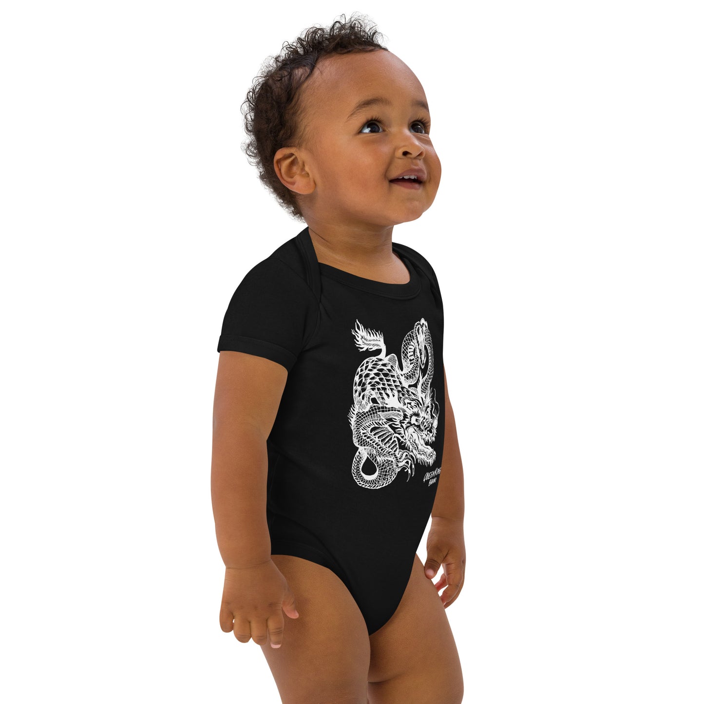 BABY DRAGON //// Organic cotton baby bodysuit