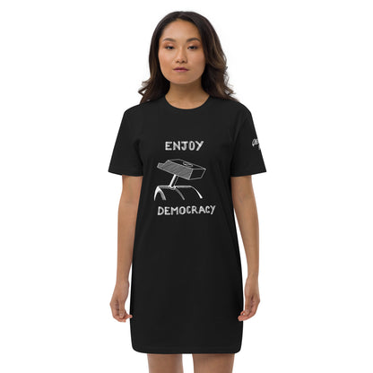 ENJOY DEMOCRACY //// Organic Cotton T-shirt Dress
