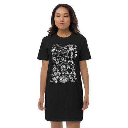 SOUVENIR DE MES SOUFFRANCES //// Organic cotton t-shirt dress