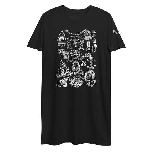 SOUVENIR DE MES SOUFFRANCES //// Organic cotton t-shirt dress