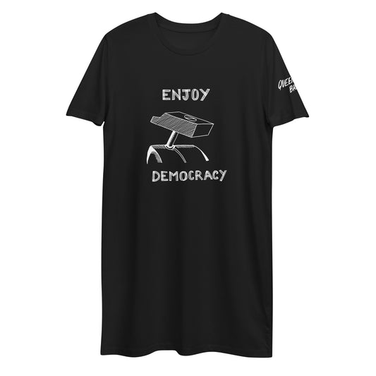 ENJOY DEMOCRACY //// Organic Cotton T-shirt Dress