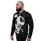 PAINTER FIGHT //// Unisex Bomber Jacket – vêtement signé Queen Kong Gang, pièce artistique