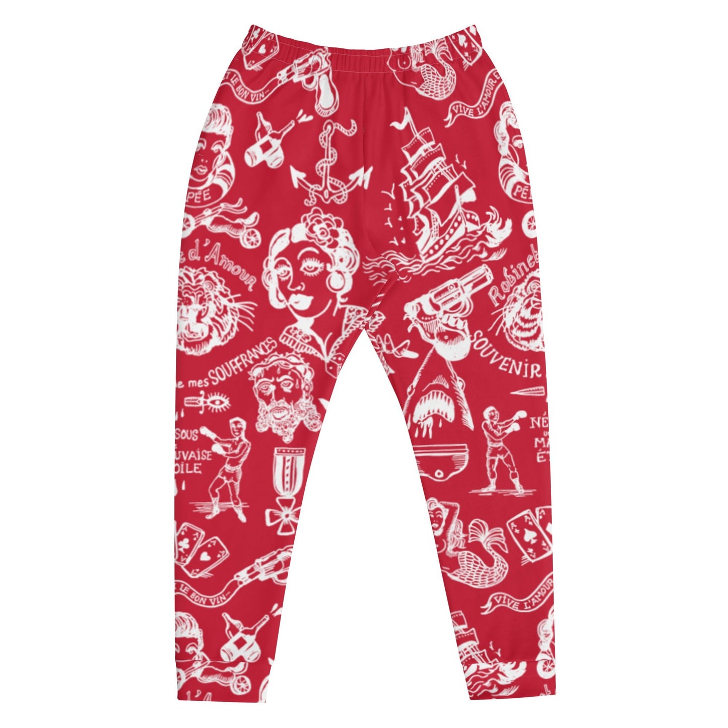 SOUVENIR DE MES OUSFFRANCES //// Men's Joggers – vêtement signé Queen Kong Gang, pièce artistique