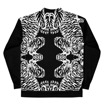 TIGER TRIP //// Unisex Bomber Jacket – vêtement signé Queen Kong Gang, pièce artistique